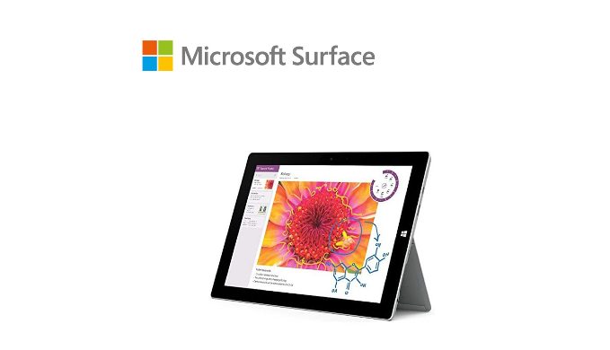 Microsoft Surface 3 with Windows 10, Intel x7 Quad-Core, 2GB RAM