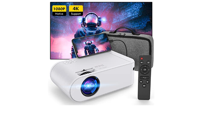 yaber 5g wifi bluetooth projector 4k 9500l