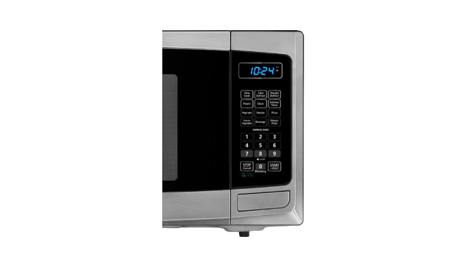 Insignia™ - 0.9 Cu. Ft. Compact Microwave Oven, One-Touch Cooking