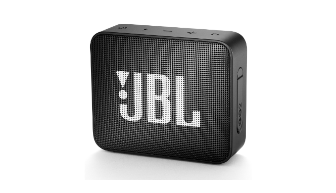 JBL GO 2 Portable Bluetooth Speaker, Black, JBLGO2BLK 