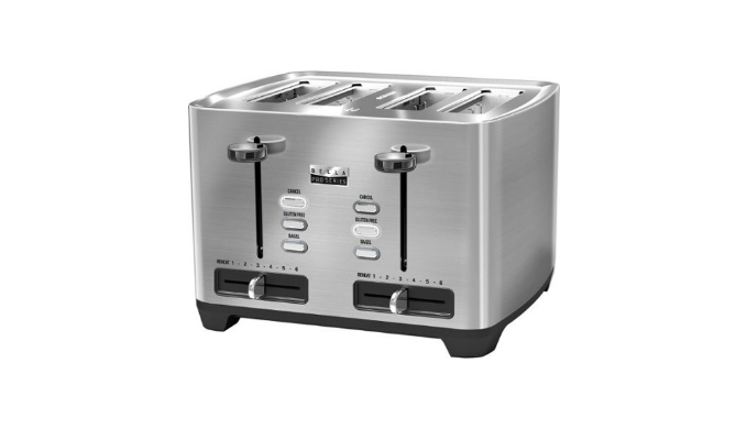 Bella - Pro Series 2-Slice Extra-Wide-Slot Toaster - Stainless Steel