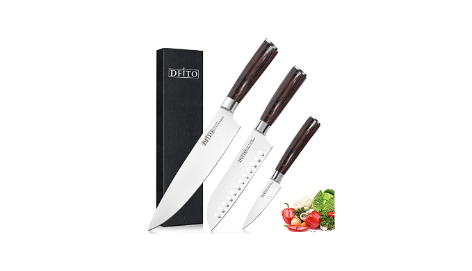 8 Pieces High Carbon Stainless Steel Knife Set