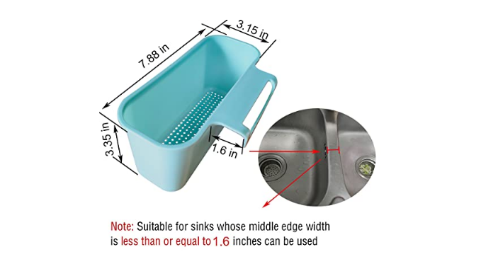 Sink Drain Strainer Basket TANBT Kitchen Sink Food Catcher Garbage Waste  Strainer Corner Sink Basket Filter