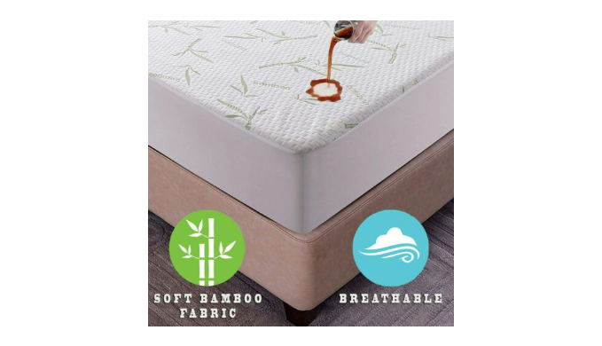 waterproof bamboo mattress protector hypoallergenic fitted ettitudeettitude