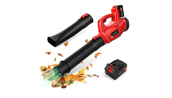 Cordless Leaf Blower 21V 180MPH 320CFM Electric Leaf Blower