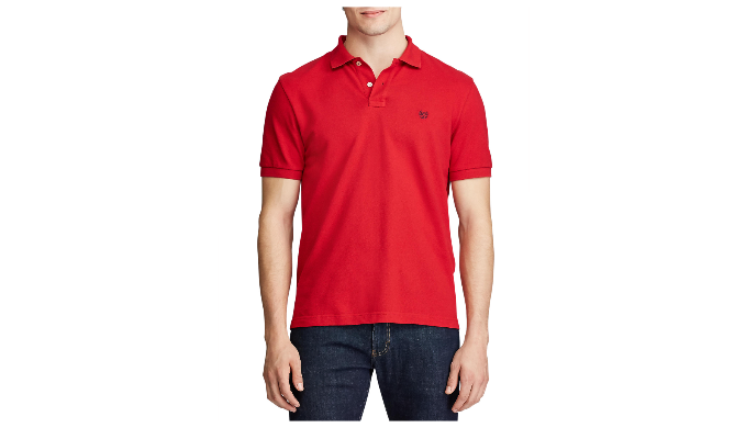 Chaps Men's Classic Fit Short Sleeve Cotton Everyday Solid Pique Polo Shirt  