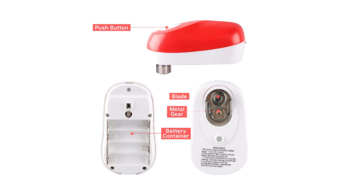 Electric Can Opener - Vcwtty One Touch Switch No Sharp Edge