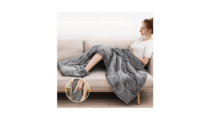 Extra long weighted discount blanket