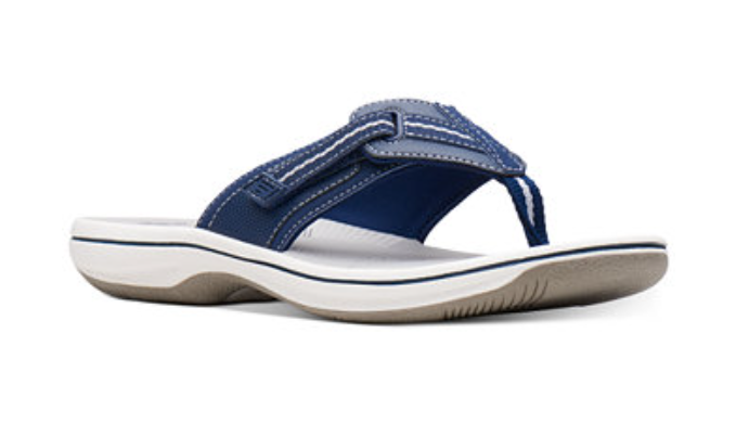 Macy's clarks flip online flops