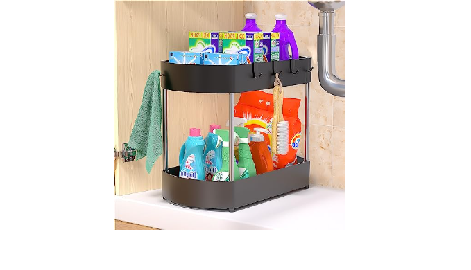 SANKEYTEW Under the sink organizers and storage for Kitchen