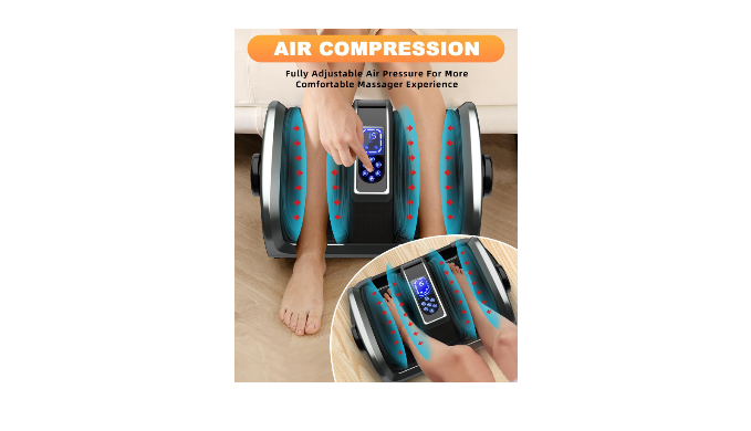 TISSCARE 2023 Upgrade Shiatsu Foot Massager Machine