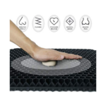 Gel Chair Cushion, Egg crate cushion, Backing Honeycomb chair cusion,  portable Non-Slip Cover Breathable Honeycomb Pain Relief Sciatica Cushion