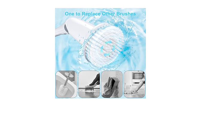 Electric Spin Scrubber - PHALANX Cordless Cleaning Brush Adjustable  Extension Arm with 4 Replaceable Brush Heads Household Electric Power Shower  Scrubber for Bathroom,Tile Floor - Coupon Codes, Promo Codes, Daily Deals,  Save