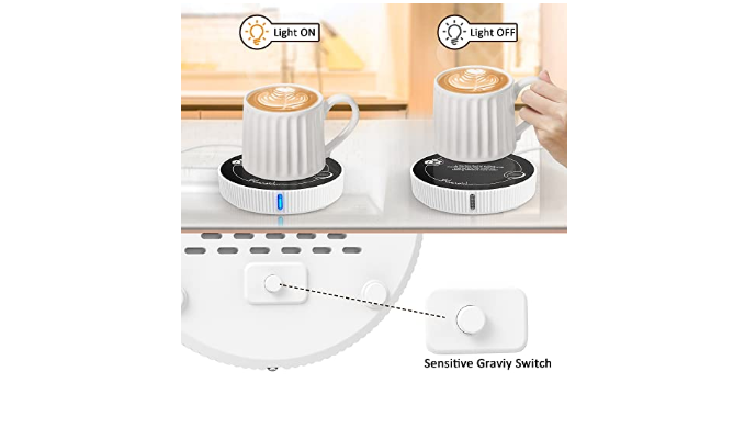 Coffee Mug Warmer, Mug Warmer for Desk with Gravity Switch Suitable for  Home and Office Use, Cup Warmer for Coffee, Milk and Tea, Gift, Candle  Warmer - Yahoo Shopping