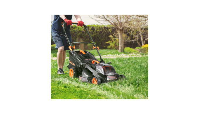 Tacklife Cordless Lawn Mower with Copper Brushless Motor