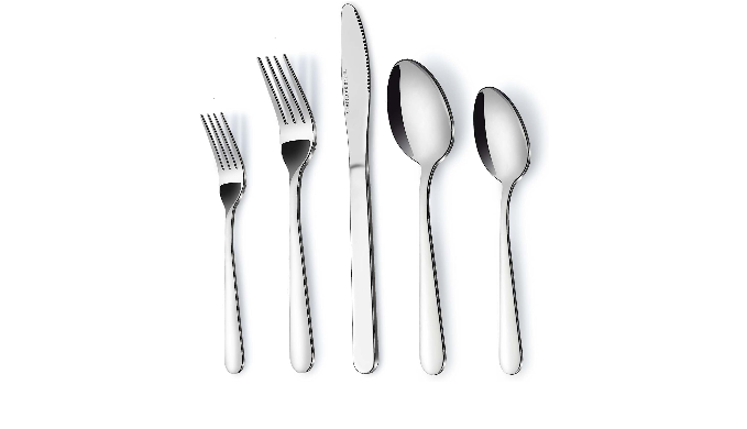 Forks And Spoons Silverware Set, Food Grade Stainless Steel