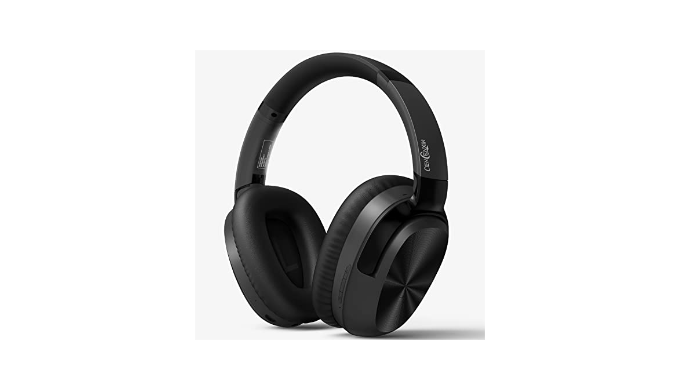 Wireless Bluetooth Noise Cancelling Headphones with Microphone, Foldable  Over-Ear Headset with Comfortable Protein Earpads, 60 Hours Playtime, for