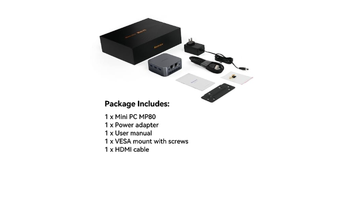 Blackview MP80 Mini PC (2023 New), Intel 12th Gen N95 (up to 3...