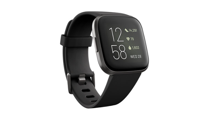 Fitbit versa black band deals touchscreen smart watch 39mm