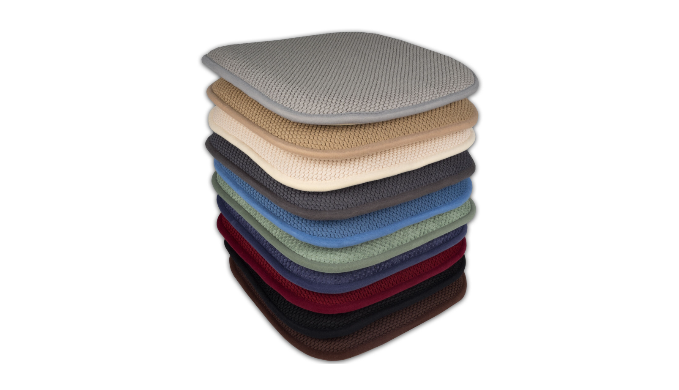 Memory Foam Honeycomb Non-slip Chair Cushion Pads (16 x 16 in