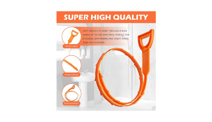 LSLCQW 3 in 1 Drain Clog Remover tool, Snake Drain Cleaner snake drain  auger, used for sewer, sink snake toilet, kitchen sink, bathroom bathtub  hair