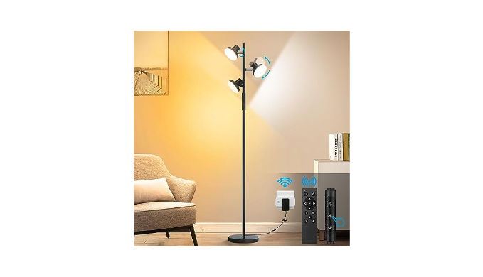 Floor Lamp with Remote Control,Bright Floor Lamps for Living Room