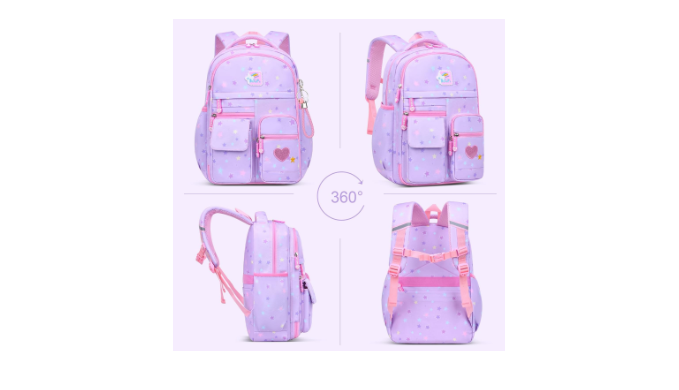 BYXEPA Backpacks for Girls School Cute Kids Backpack Bookbags with Ins