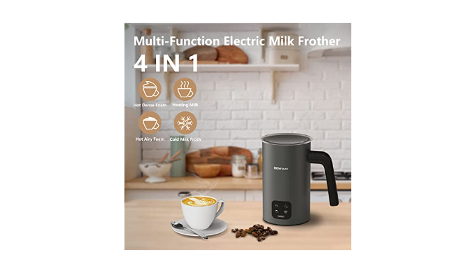 Electronic Multifunctional Milk Frother Frothing And Heating