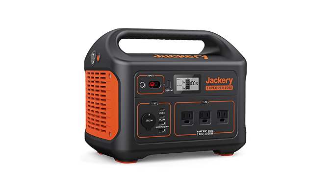 Jackery Explorer 1000 Portable Power Station, 1002Wh Capacity with