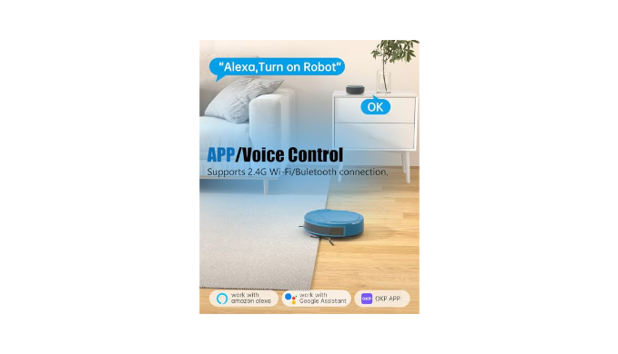 OKP Robotic Vacuum Cleaner, WiFi/App/Alexa, Robot Vacuum Cleaner with  Schedule, Accurate Obstacle Crossing, Self-Charging, Slim Design, Quiet,  Perfect for Hard Floors, Pet Hair, Carpets - Coupon Codes, Promo Codes,  Daily Deals, Save