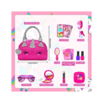 Unicorns Gifts for Girls Purse - Toddler Purse Set Pretend Play Makeup Toys  for 3 4 5 Year Old Girls, Gifts for 3 4 5 Year Old Girl Toys Age 4-5 6-7