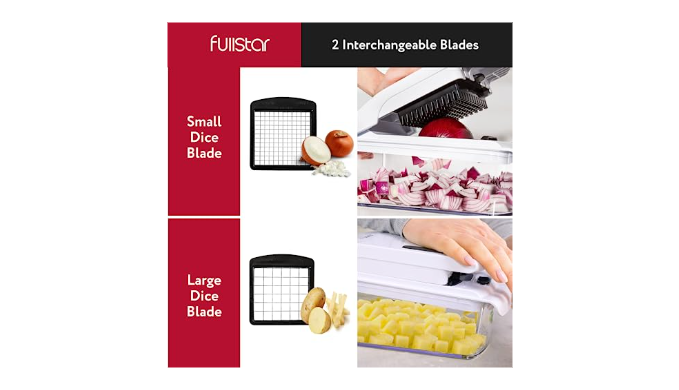 Fullstar Dicer Vegetable Chopper - White for sale online