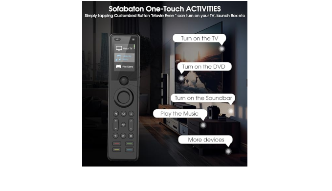 SofaBaton X1 Universal Remote, All-in-one Universal Remote Control