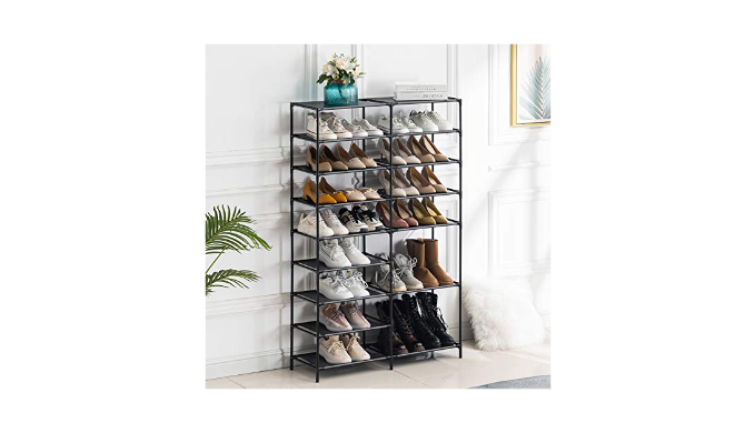 YOUDENOVA 9 Tier Shoe Rack for Closet Entryway