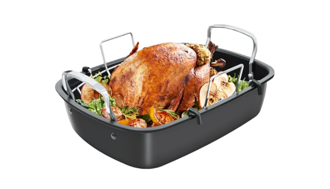 Circulon Nonstick Bakeware 17 x 13 Roaster with U-Rack