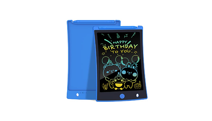 LCD Writing Tablet 8.5 inch Drawing Pad, Colorful Screen Doodle and Scribbler Boards for Kids, Traveling and Educational Learning Toys for 2 3 4 5 6