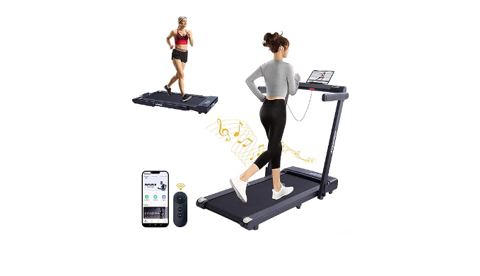 Compact running online treadmill