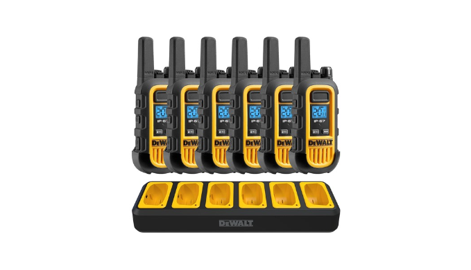 DEWALT DXFRS300 1 Watt Heavy Duty Walkie Talkies Waterproof