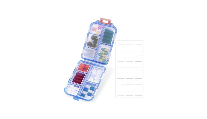 Pocket Pill Organizer, Pocket Pharmacy, Mini Medication Organizer