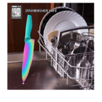 Marco Almond Kitchen Knife Set, KYA37 12-Piece Rainbow Titanium