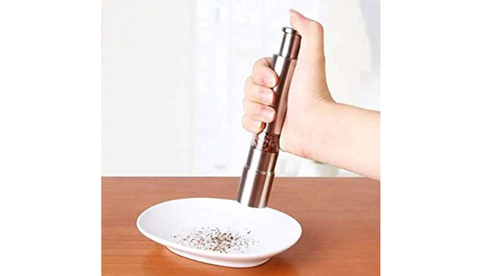 Salt and Pepper Grinder, Nuvita 2 in 1 Electric Salt and Pepper