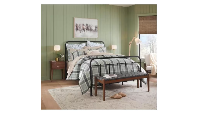 Stylewell dorley farmhouse 2024 metal bed