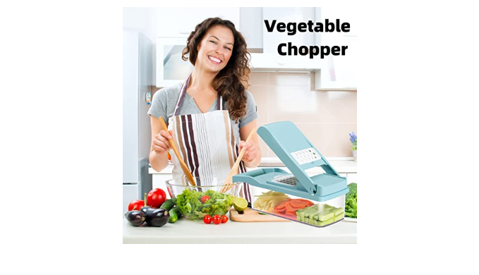 Vegetable Chopper,12-in-1 Multifunctional Veggie Chopper,Blue Kitchen  Vegetable Slicer Dicer Cutter,Potato Onion Food Chopper with Vegetable  Peeler,Hand Guard and Container - Coupon Codes, Promo Codes, Daily Deals,  Save Money Today