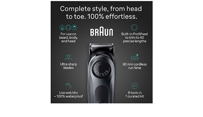 Braun All-in-One Style Kit Series 5 5471, 8-in-1 Trimmer for Men with Beard  Trimmer, Body Trimmer for Manscaping, Hair Clippers & More, Ultra-Sharp  Blade, 40 Length Settings, Waterproof - Coupon Codes, Promo