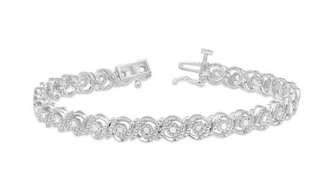 Macy’s Diamond Swirl Tennis Bracelet (1/2 ct. t.w.) - Macy’s - Coupon ...