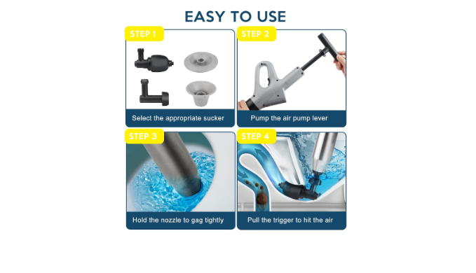 Mini Drain Plunger for Sinks & Tubs - PulseTV