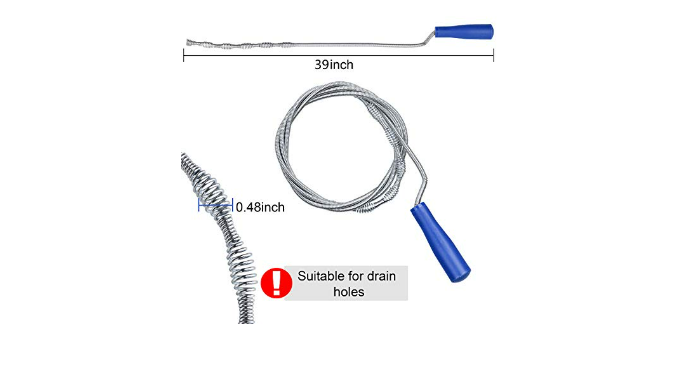 liboyixi 5 Pack Drain Clog Remover Tool, Sink Snake Cleaner Drain Auger  Sewer toilet dredge, Snake Drain for Hair Remover Tool For Sewer, Toilet,  Kitchen Sink, Bathroom Tub - Coupon Codes, Promo