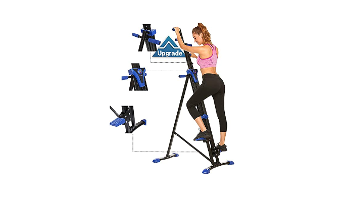 Vertical climber discount machine with resistance