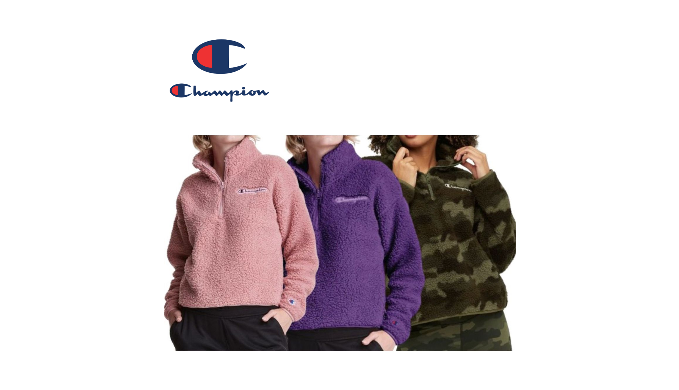 Champion sherpa quarter clearance zip