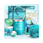 Spa Christmas Gift Set for Her, Personalized Holiday Gift Basket for Women,  Coworker Xmas Present for Mom, Sister, Friend, Wife, Aunt, BFF (4 - ADD